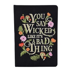 Simon & Schuster Wicked Embroidered Journal