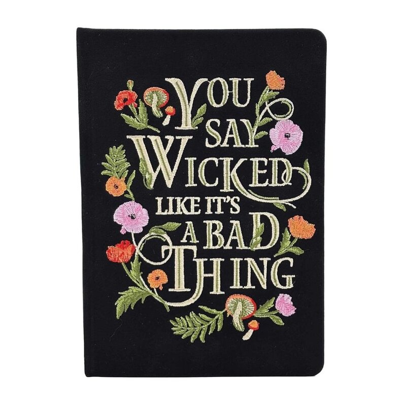 Simon & Schuster Wicked Embroidered Journal