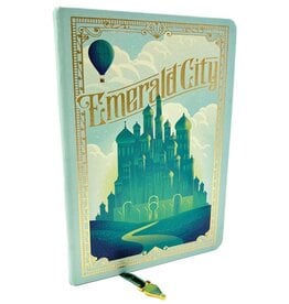 Simon & Schuster Wicked Emerald City Journal with Ribbon Charm