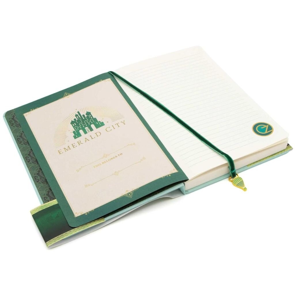 Simon & Schuster Wicked Emerald City Journal with Ribbon Charm
