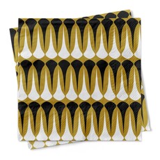 Mod Lounge Paper Co. Black and Gold Darts Mid Century Modern Cocktail Napkins