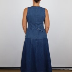 Marine Layer Charlie Longline Denim Vest