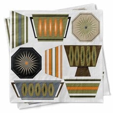 Mod Lounge Paper Co. Mid Century Modern Cookwear Cocktail Napkins