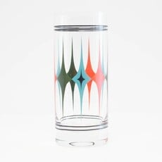 Mod Lounge Paper Co. Starlight Diamond Row Vintage Highball Glass