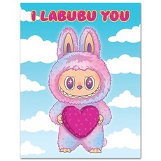 The Found I Labubu You Valentine's Day Love Card