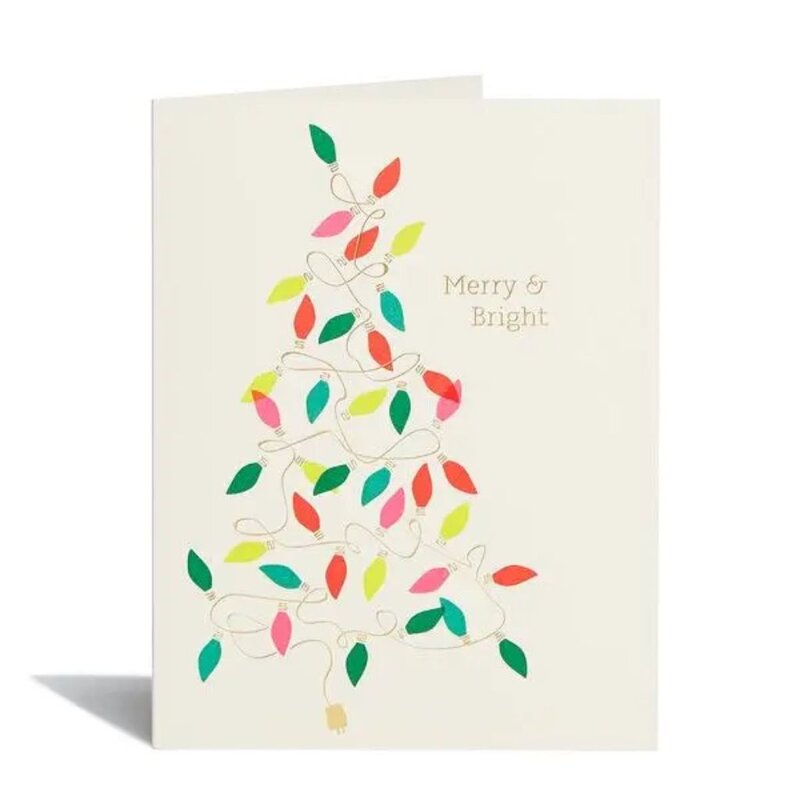 Snow & Graham Tangled Tree Lights Holiday Card