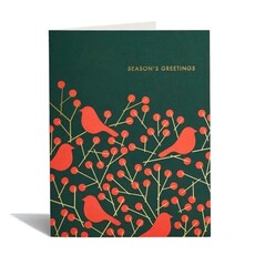 Snow & Graham Holiday Wren Holiday Card