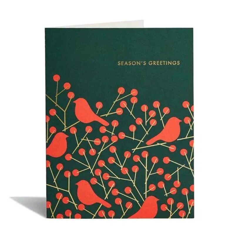 Snow & Graham Holiday Wren Holiday Card