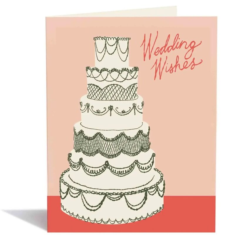 Snow & Graham Big Wedding Cake Card