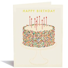 Snow & Graham Birthday Sprinkle Cake Card