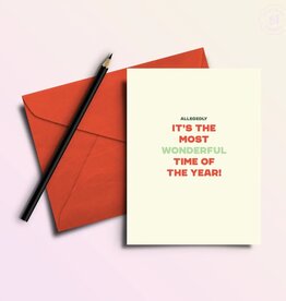 That's So Andrew Allegedly Most Wonderful Time Holiday Card