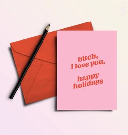 That's So Andrew Bitch I Love You Happy Holidays Holiday Card