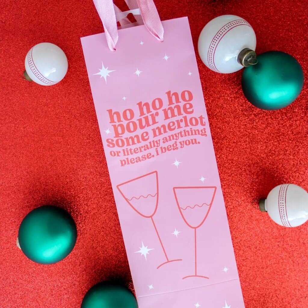 That's So Andrew Ho Ho Merlot Wine Gift Bag