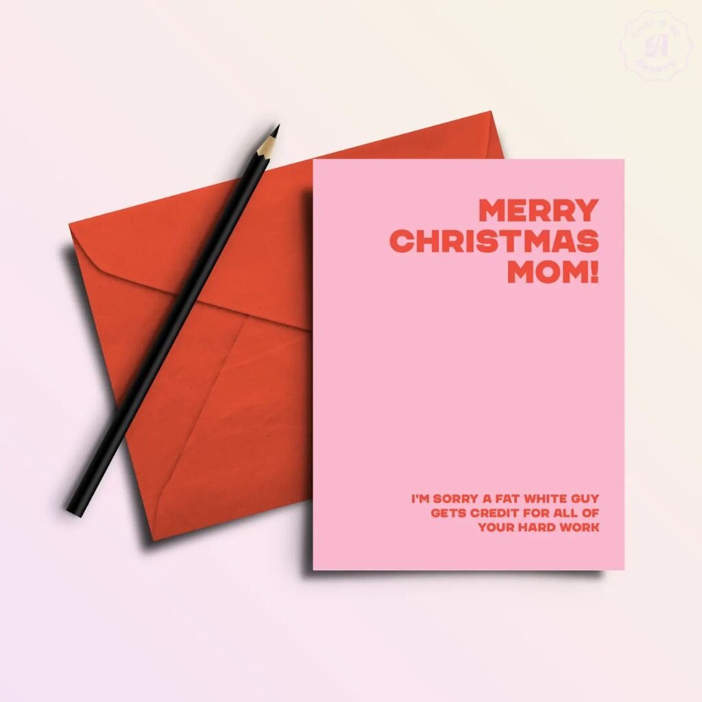 That's So Andrew Merry Christmas Mom/Fat Guy Gets Credit Holiday Card