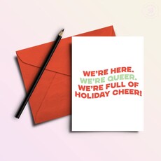 That's So Andrew Queer Christmas Cheer Holiday Card