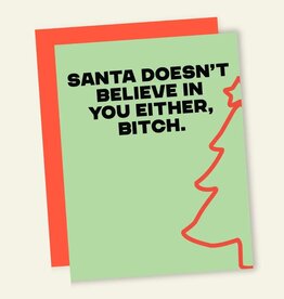 That's So Andrew Santa Doesn't Believe in You Holiday Card
