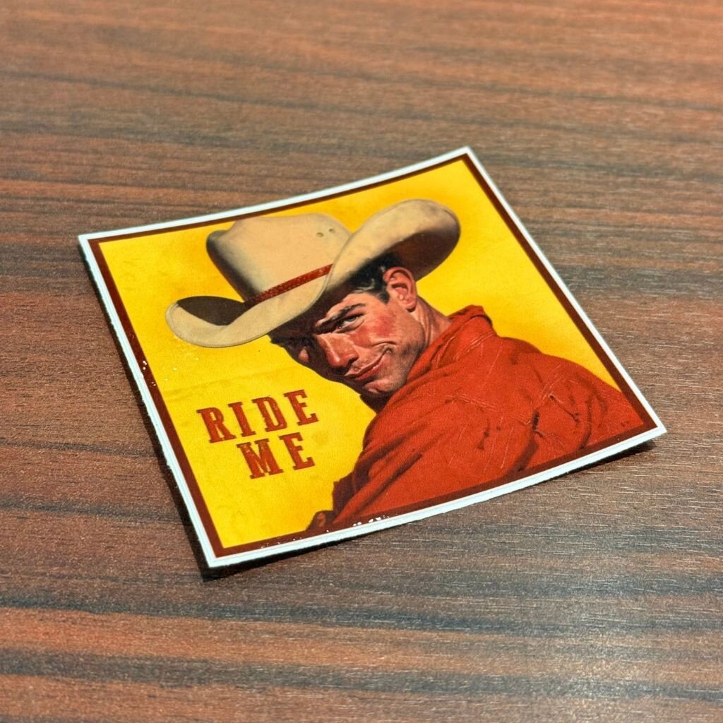 Deven & Ned 3in Ride Me Sticker