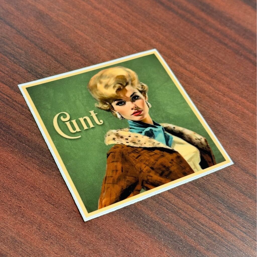 Deven & Ned 3in Cunt Sticker