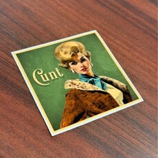Deven & Ned 3in Cunt Sticker