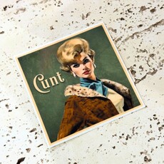 Deven & Ned 3in Cunt Sticker