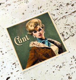 Deven & Ned 3in Cunt Sticker