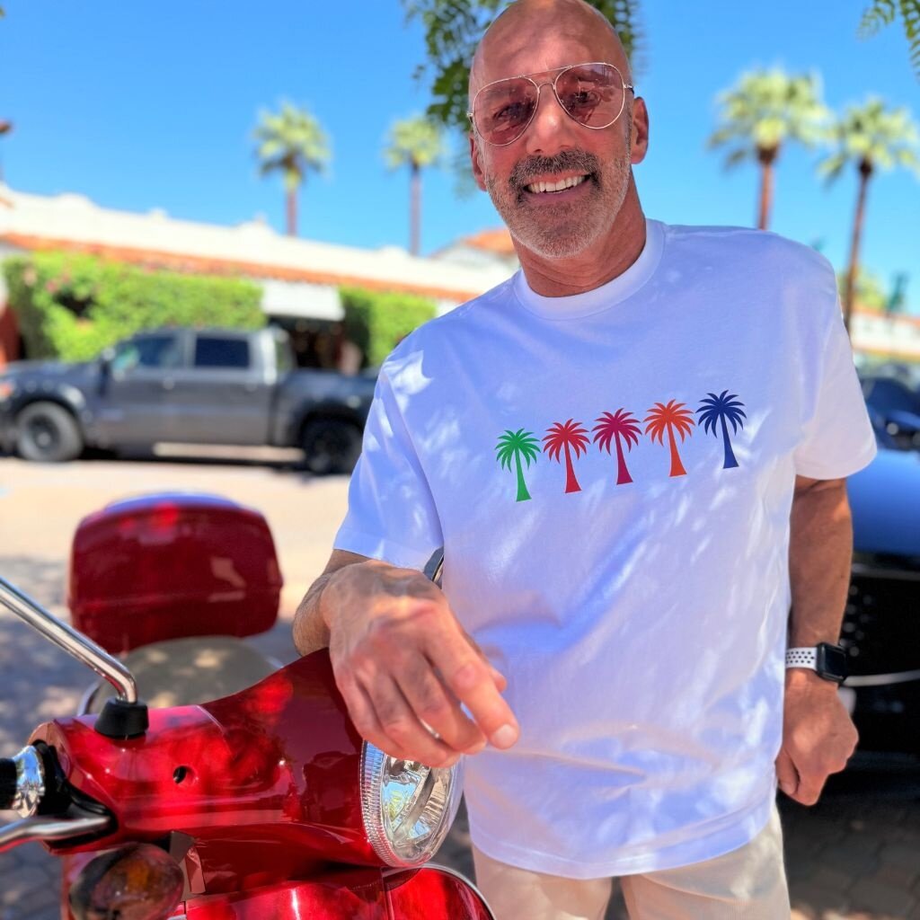 Peepa's FL25 Boxy 1980s Palm Springs Unisex Graphic Tee