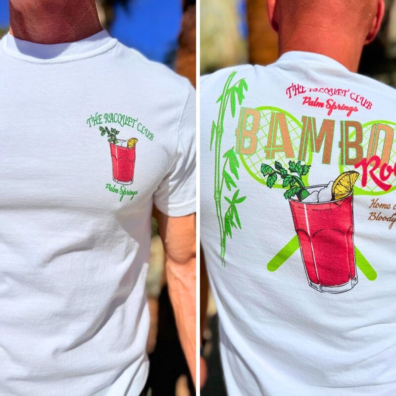 Peepa's Racquet Club Bamboo Room Unisex Graphic Tee