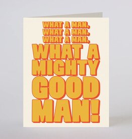 Mixtape Paper Co. What A Man Greeting Card