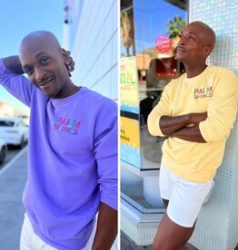 Peepa's 1980s Palm Springs Garmet Dyed Sweatshirt