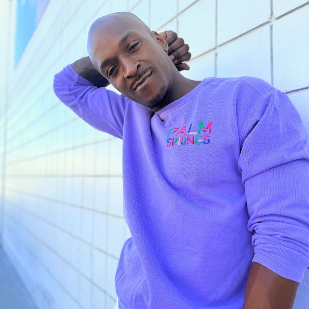 Peepa's 1980s Palm Springs Garmet Dyed Sweatshirt