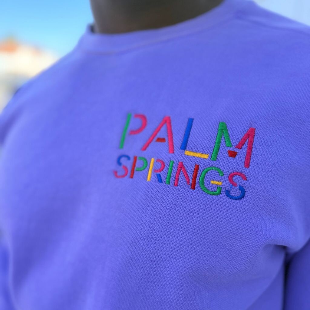 Peepa's 1980s Palm Springs Garmet Dyed Sweatshirt