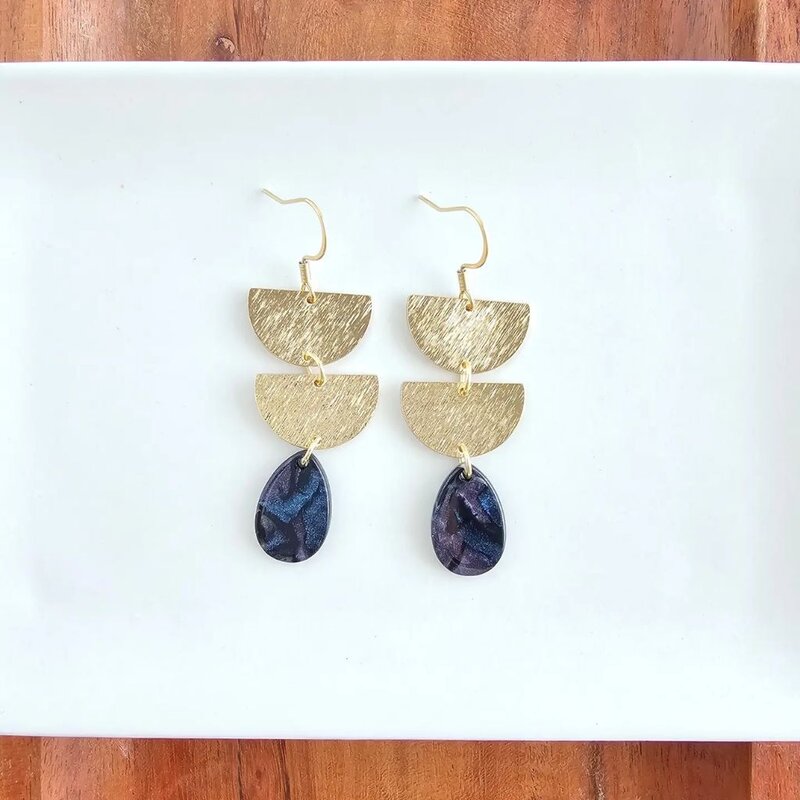Spiffy & Splendid Aria Earrings - Midnight Shimmer
