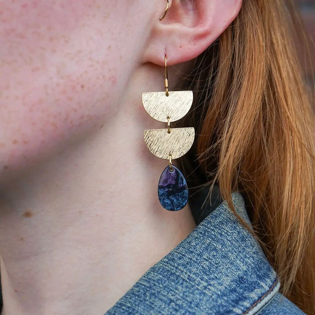 Spiffy & Splendid Aria Earrings - Midnight Shimmer