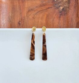 Spiffy & Splendid Blair Coffee Shimmer Earrings