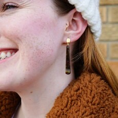 Spiffy & Splendid Blair Coffee Shimmer Earrings