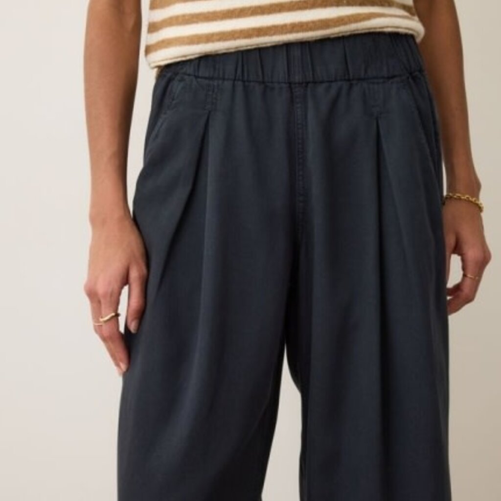Marine Layer Allison Pleated Wide Leg Trouser