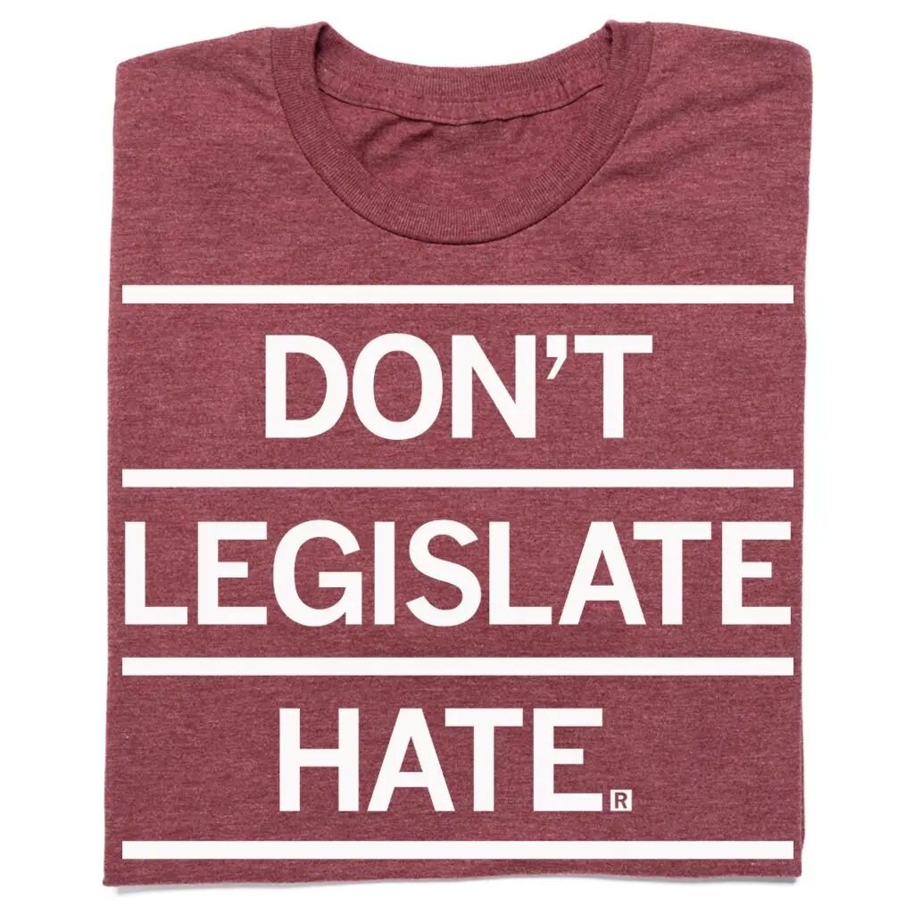 RAYGUN Don't Legislate Hate T-Shirt