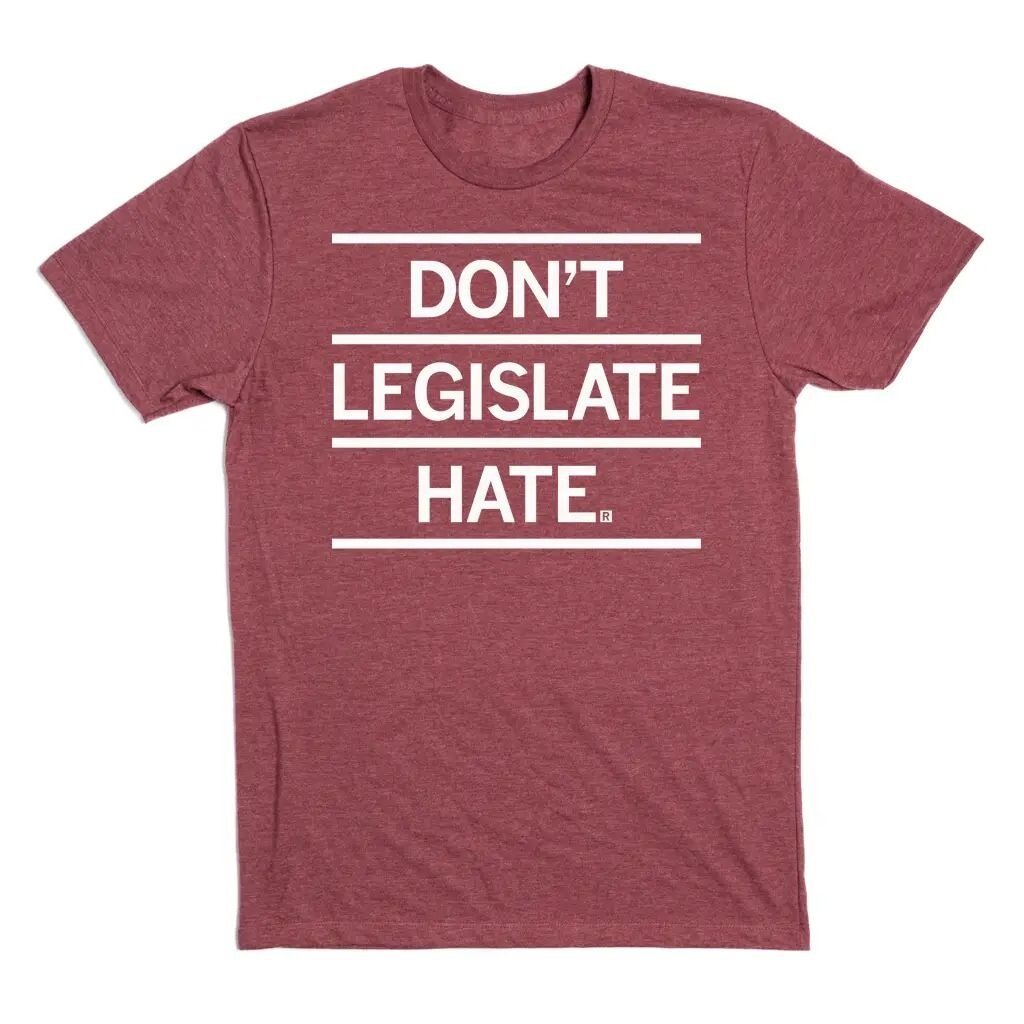 RAYGUN Don't Legislate Hate T-Shirt