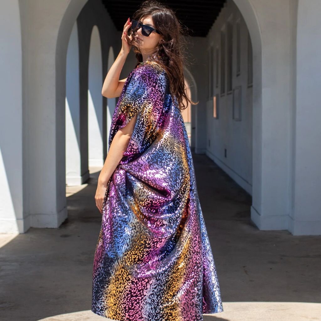 Jennafer Grace Lucienne Leopard Caftan