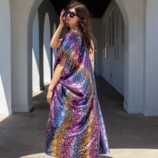 Jennafer Grace Lucienne Leopard Caftan