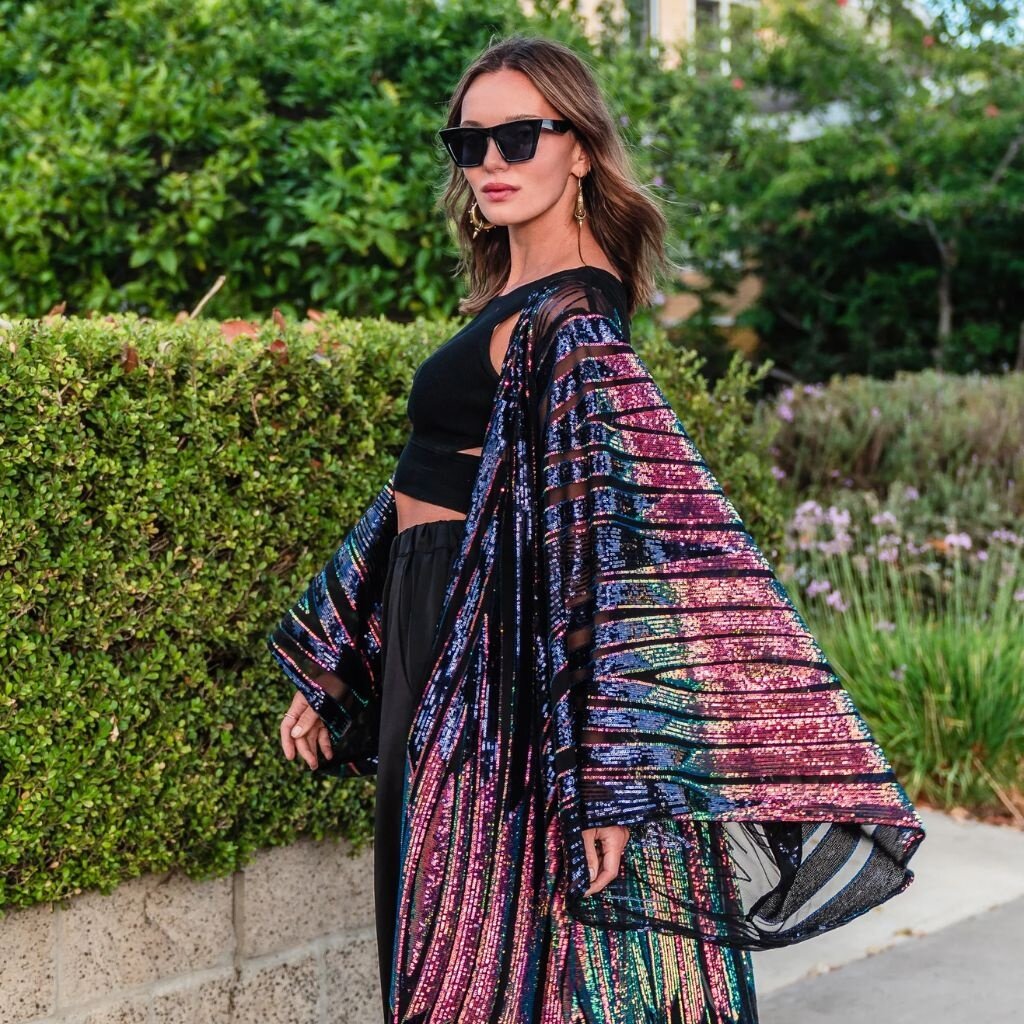 Jennafer Grace Midnight Lotus Kimono