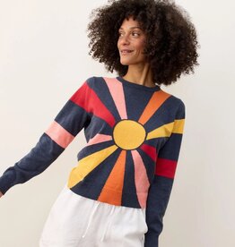 Marine Layer Exploded Sun Icon Sweater