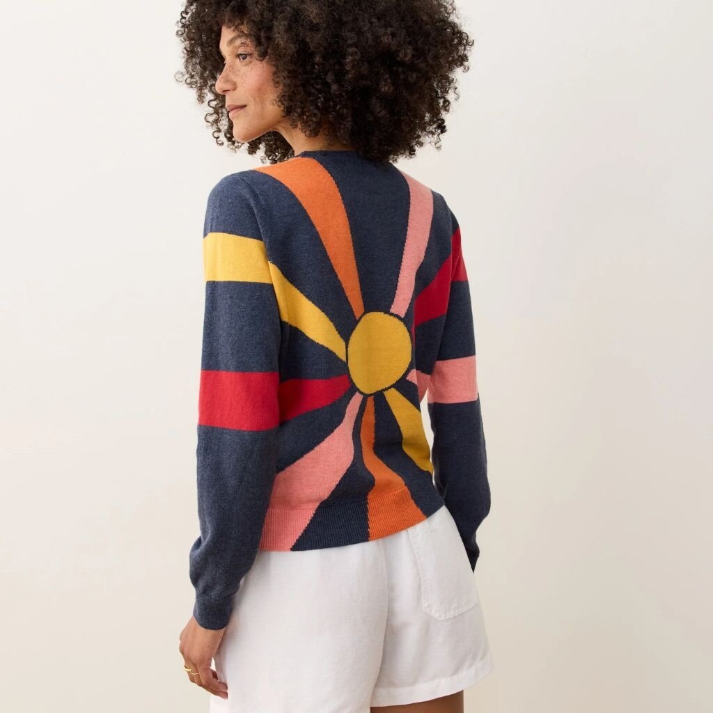 Marine Layer Exploded Sun Icon Sweater