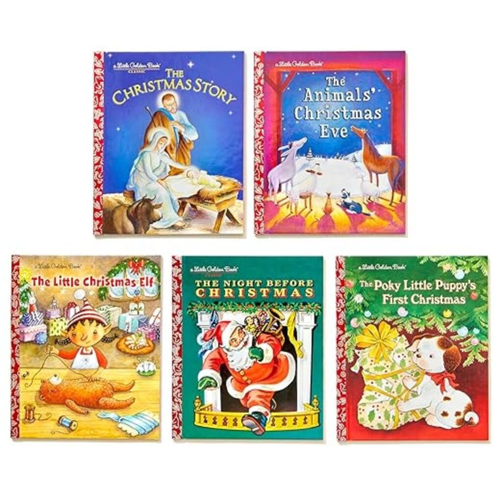 Penguin Random House Favorite Little Golden Books for Christmas Set of 5