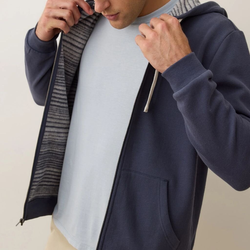 Marine Layer Cloud 9 Fleece Full Zip Hoodie