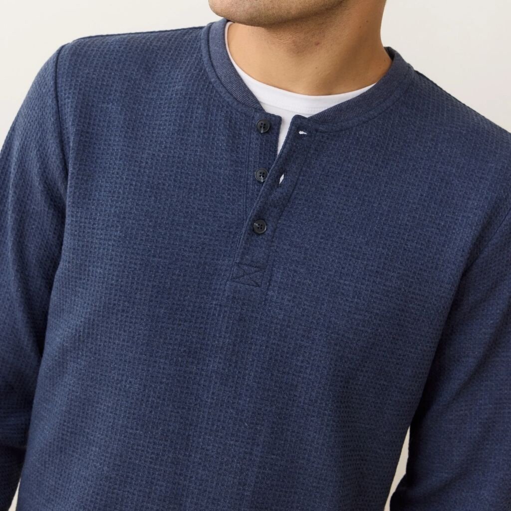 Marine Layer Waffle Henley
