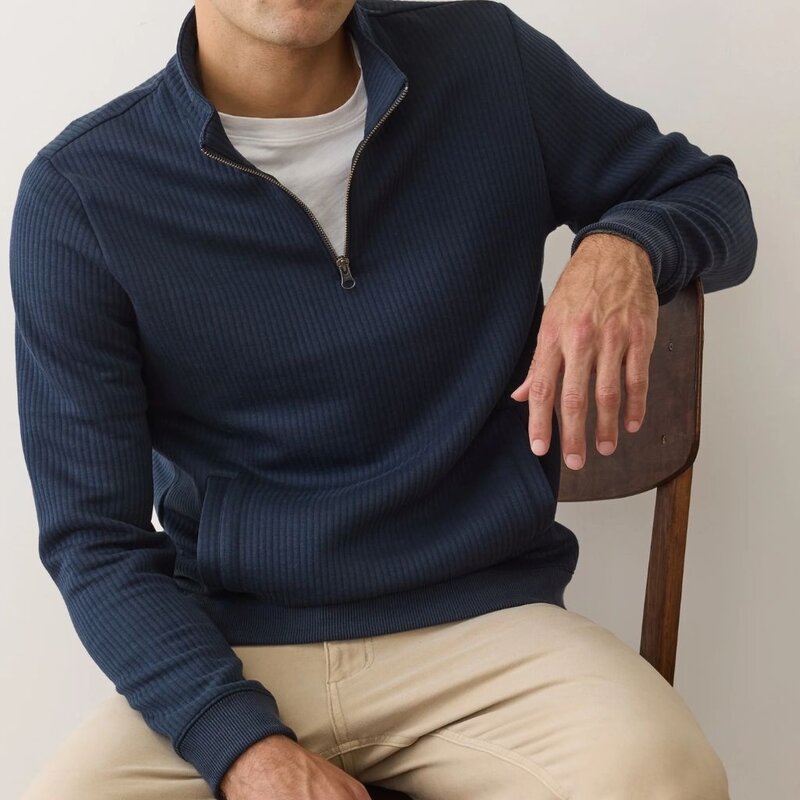 Marine Layer Corbet Quilted Quarter Zip