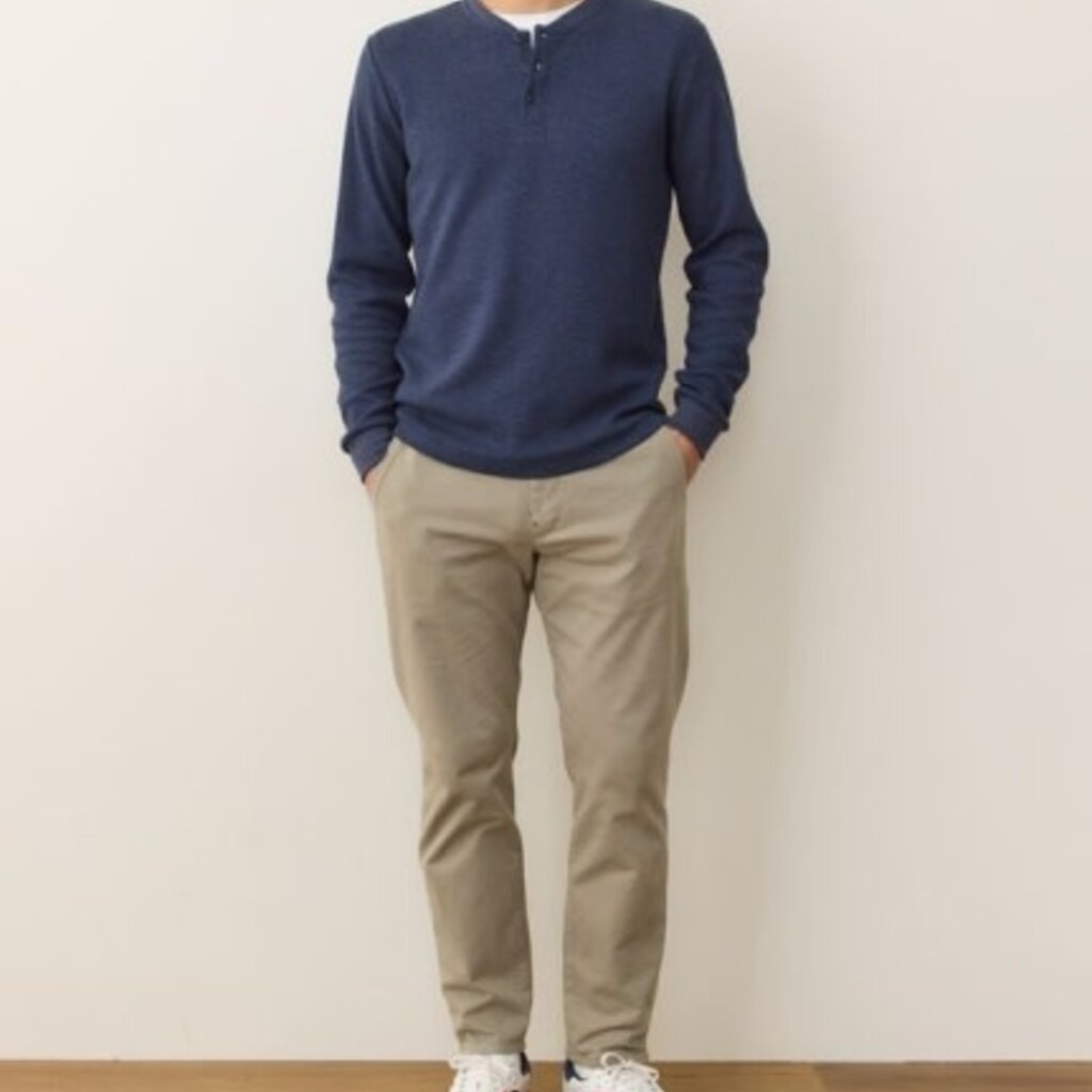 Marine Layer Waffle Henley