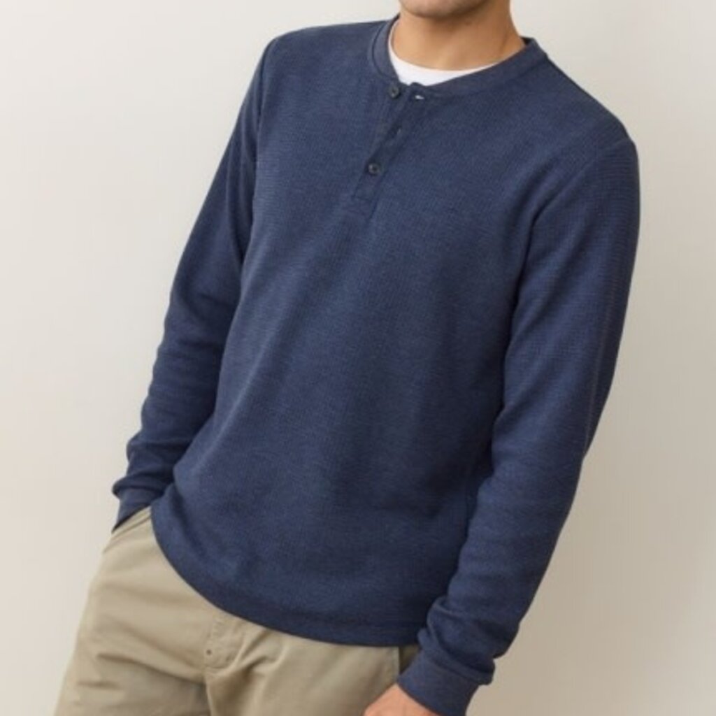 Marine Layer Waffle Henley