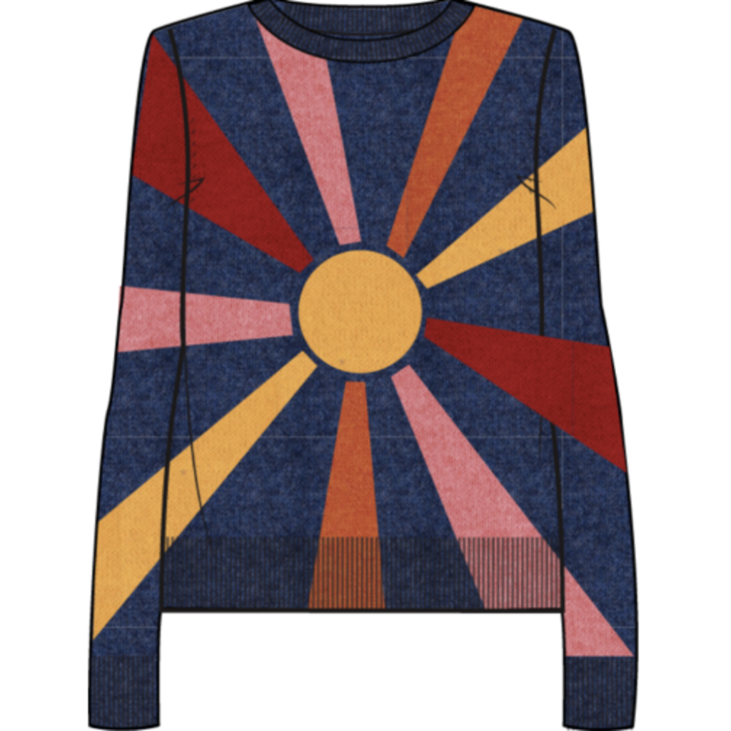 Marine Layer Exploded Sun Icon Sweater